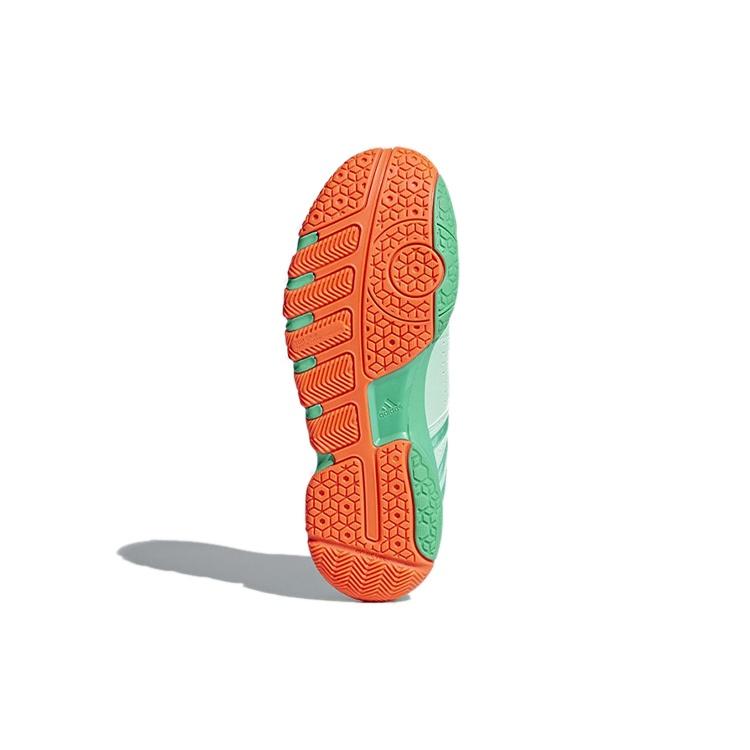 Adidas Wucht P5 Badminton Shoes Men's Low Top Green/Orange DA8874