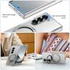 Transparent 360° Rotating Magnetic Holder Phone Case for Samsung Galaxy Z Fold 7 6 5 4 3 Wireless Charging Hard Shockproof Cover