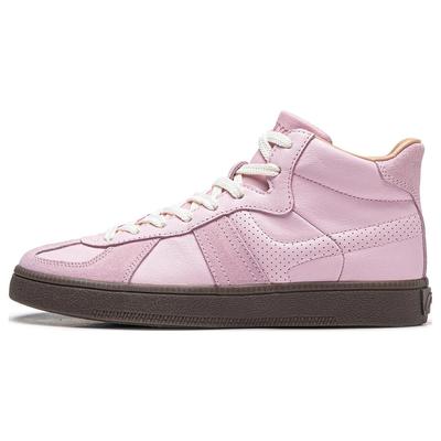 Li Ning Yun Chuan Hi Удобные Универсальные Повседневные Модные Нескользящие Дышащие Износостойкие Высокие Кроссовки Для Женщин AGCT302-5