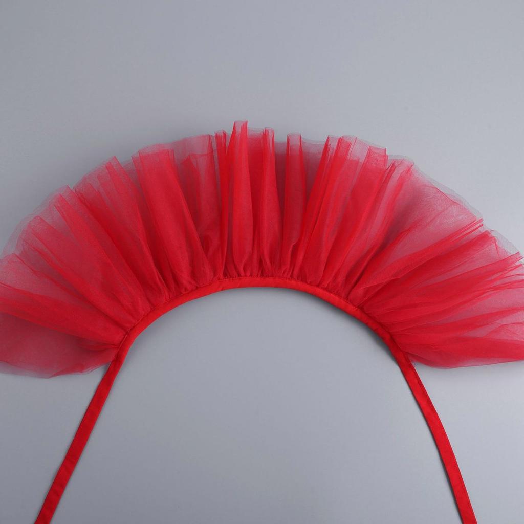 Detachable Elizabethan Ruff Collar for Medieval Costume Ruffle Faux Collar Neck Accessory Great for Historical Event