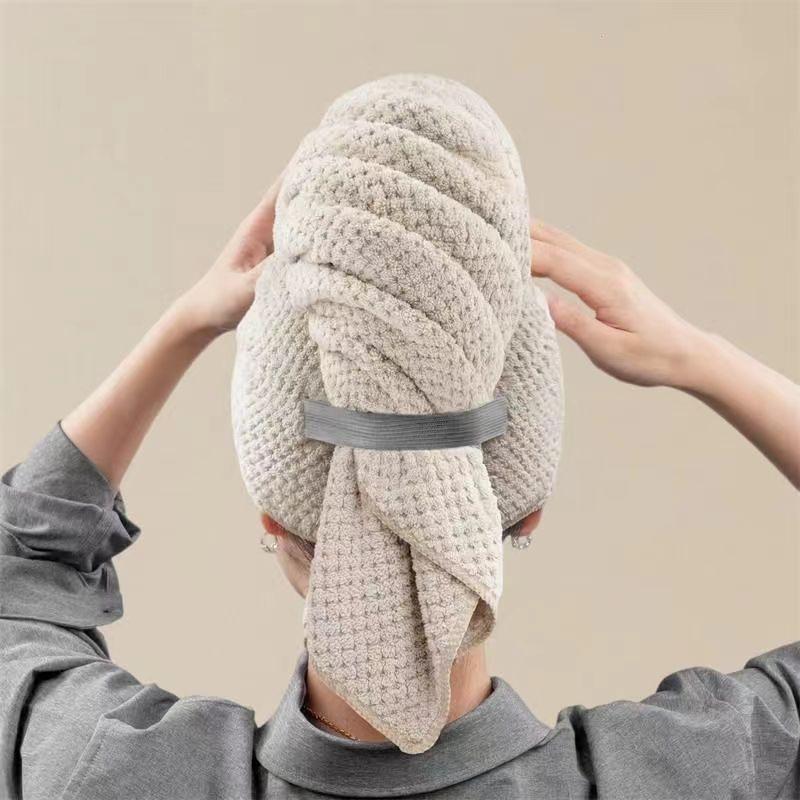 1 шт. Шапочка для душа Волшебная микрофибра для волос Быстросохнущее полотенце-сушилка Банная обертка Шапочка Быстрая шапка Тюрбан Сухая шапочка для душа Шапочка для волос