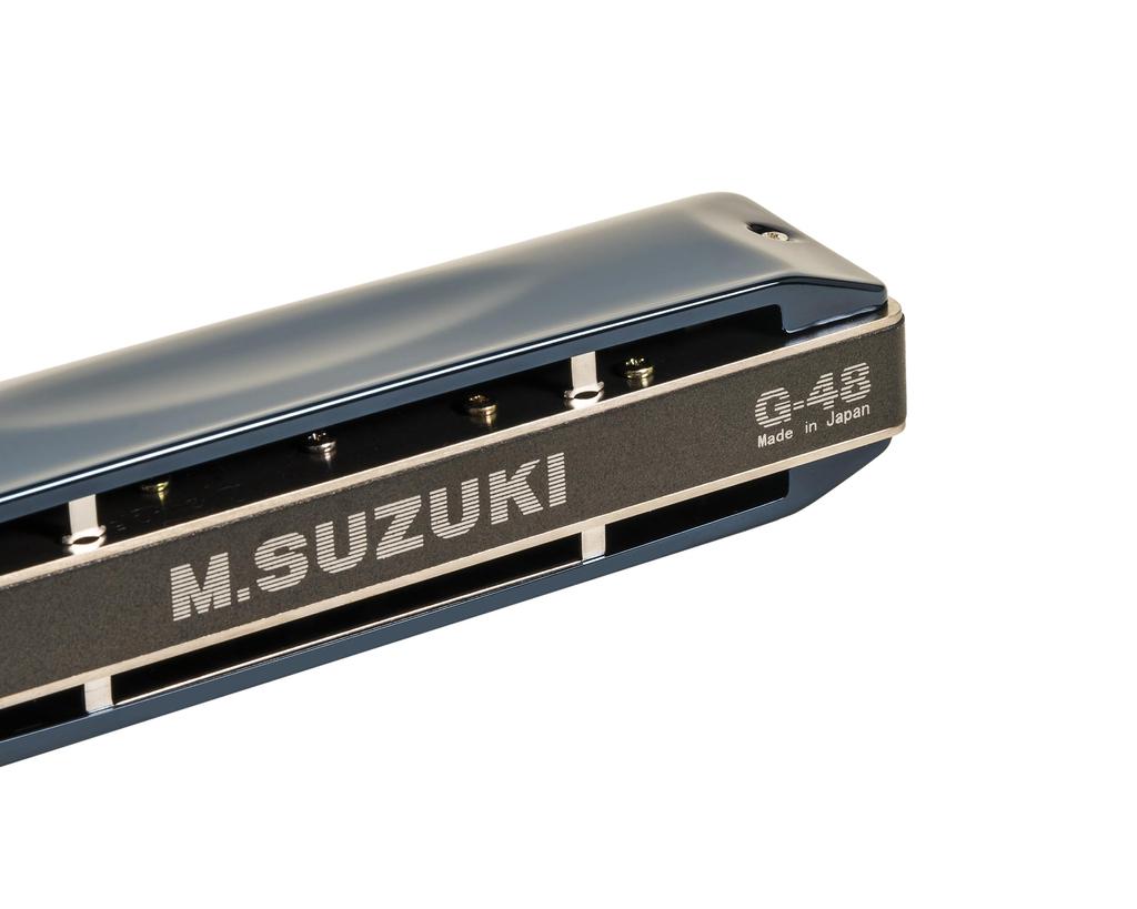 SUZUKI Suzuki Chromatic Harmonica Gregor Series Metal Cover Model G-48