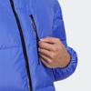 adidas Originals Длинный пуховик на молнии с воротником-стойкой Мужская верхняя одежда Синий H58056