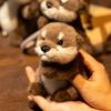 Милая плюшевая выдра Реалистичная набивная мультяшная выдра Животное Подвеска Кавайная кукла Мягкие плюшевые игрушки для сумки Подарок