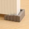 1PC Matte Surface Wedge Bathroom Safety Door Blocker Bedroom Anti-Collision Classroom Door Stopper Creative 4 Colors Available