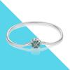 925 Silver Four Leaf Clover Clasp Snake Chain Bracelet Fit Charms Bead Diy for Original Charm Bracelet Jewelry Making