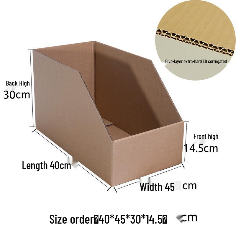 Пятислойный сверхпрочный органайзер для хранения с наклонными отделениями, идеально подходящий для склада или супермаркета.