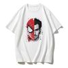 Authentic 2026 Summer Collection New SpiderUnisex HalfPortrait Pattern LargeSized Unisexs Loose Casual Pure Cotton TShirt