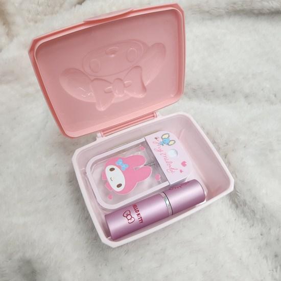 Sanrio 2 Types My Melody Hello Kitty Storage Box, Small Box, Top Loader Storage Box, Accessory Storage Box, Wet Tissue Case