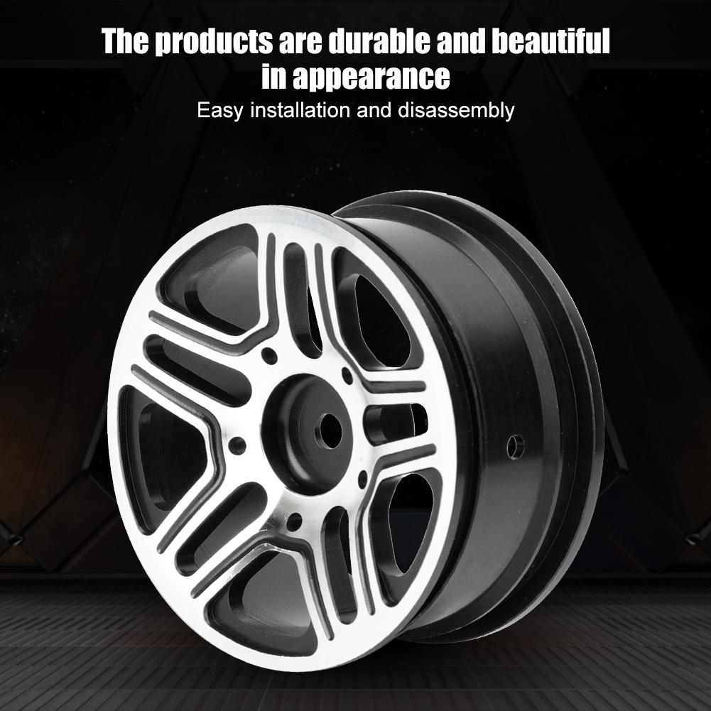 4 pcs 1.9inch Wheel Rim for Traxxas TRX4 SCX10 D90  HSP  HPI 1:10 RC Car Toy Accessoriesblack