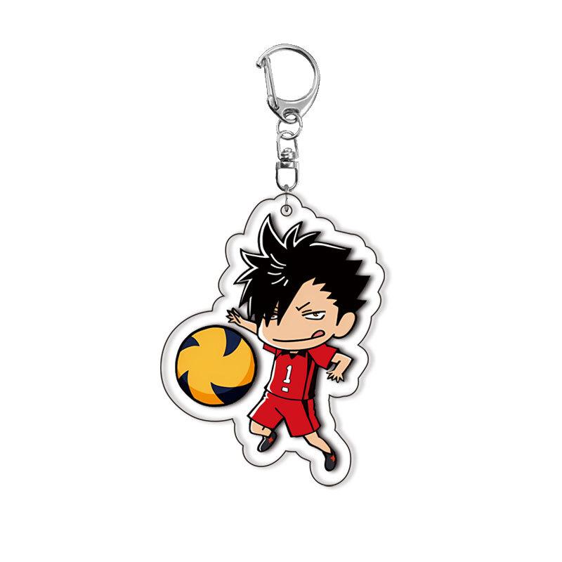28 Стилей Аниме Haikyuu!! Акриловый Брелок Хинаты Сёё Тобио Кагэяма Даити Савамура Мультяшный Популярный Брелок для Ключей Ювелирный Кулон