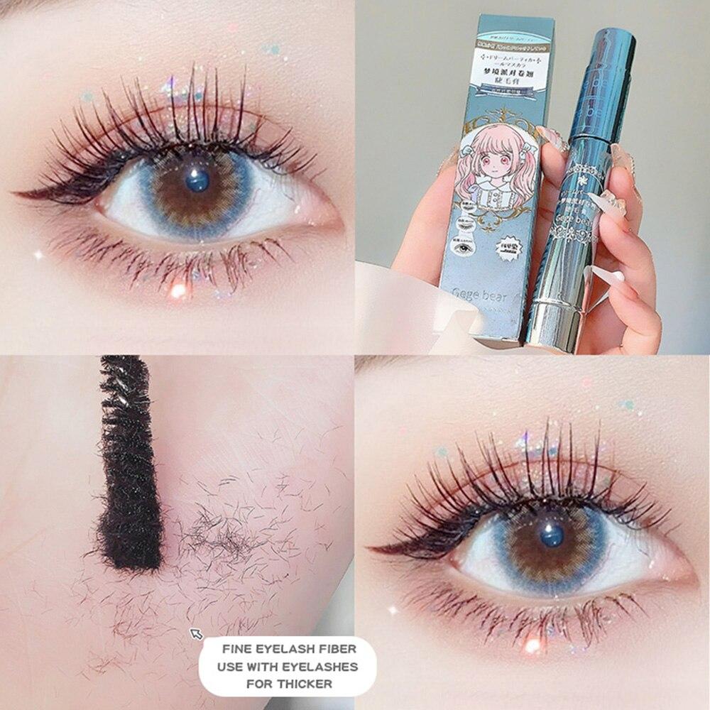 Тушь для ресниц Gege Bear Dream Party Curly Black Sun Flower с милым дизайном, стойкая, удлиняет ресницы, придает им густой объем.
