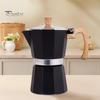Кофеварка Moka Pot Espresso, простая в очистке, кофеварка для плиты, алюминиевый итальянский дизайн, кубинская кофеварка для насыщенного вкуса
