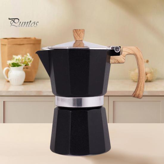 Кофеварка Moka Pot Espresso, простая в очистке, кофеварка для плиты, алюминиевый итальянский дизайн, кубинская кофеварка для насыщенного вкуса