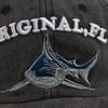 National flag Shark Design Baseball Cap Men Wash Vintage Snapback Travel Visor Sun Hat Women Summer For Outdoor Casual Soft Top