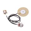 Metal Pickup Piezo Contact Microphone Transducer Prewired Amplifier Pickups For Guitar Violin Banjo Replacement Parts