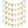 Party Show Paper Christmas Triangle Garland Icon 5p