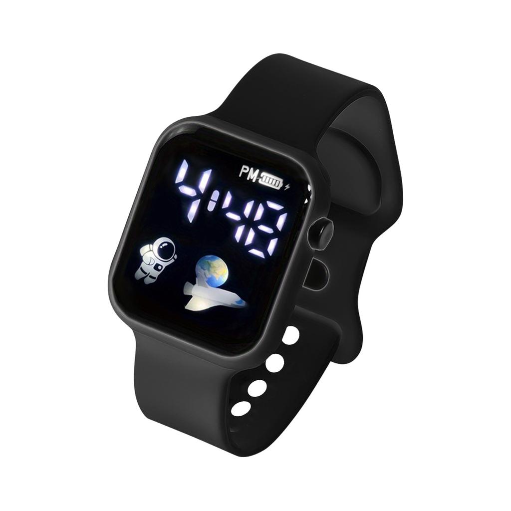 Kids Watch Sport LED Digital Watches Spaceman Silicone Strap Waterproof Electronic Wristwatch for Children Boys Girls Gifts