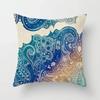 45x45cm Colorful Abstract Mandala Print Pillowcase Comfortable Sofa Car Seat Waist Cushion  Cover Modern Home Decor