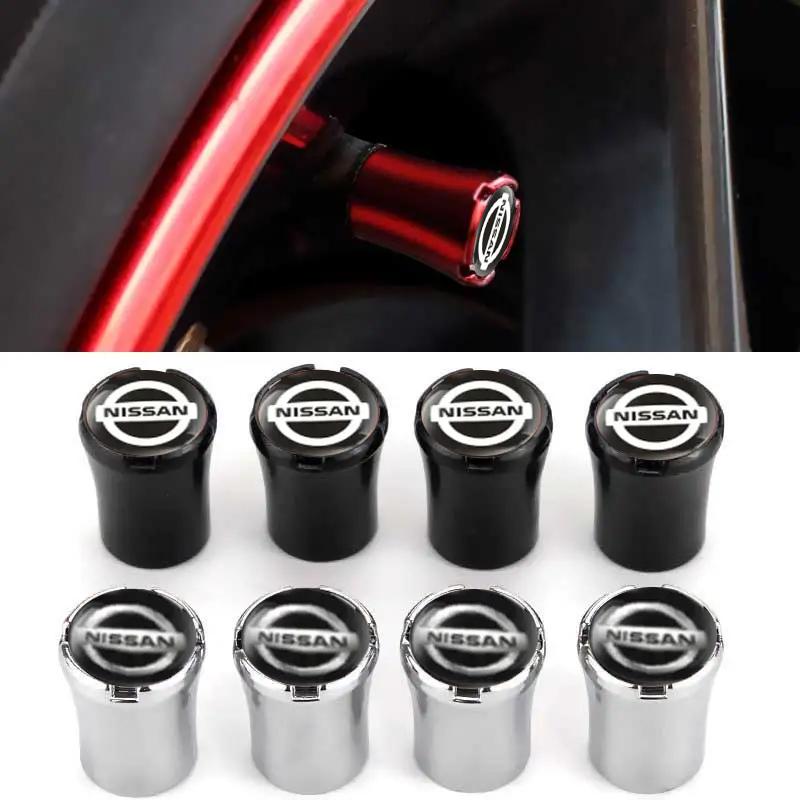 Car Wheel Tire Valve Stems Cap Covers for Nissan Navara 350Z 370Z Altima Juke Livina NV200 Sylphy Micra X-Trail Rogue Styling