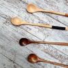 Kitchen Dining Desserts Condiment Rice Soup Kids Spoon Tea Scoops Long-handled Wooden Spoons
