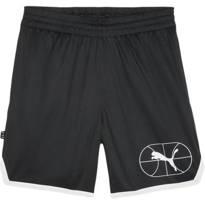 Шорты баскетбольные шнуровка Junior Varsity Logo Удобные Дышащие Мужские шорты Черные 633076-01