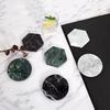 Scandinavian Natural Marble Coasters Anti-scald Heat Insulation Waterproof Tea Coaster Jewelry Pography Table Glasses Holder