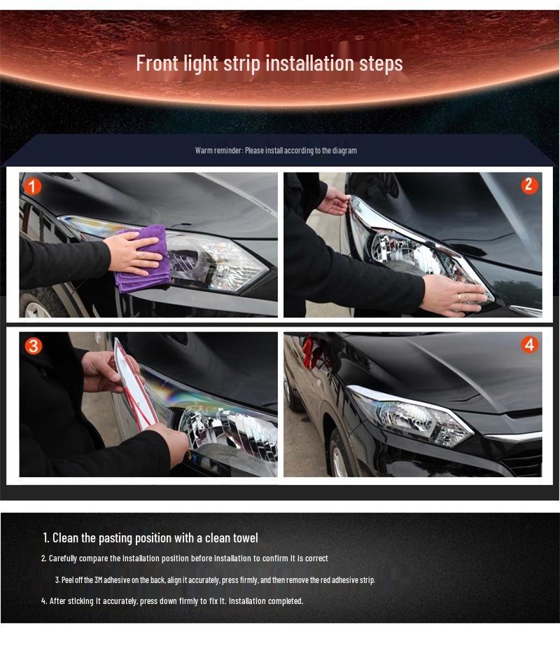 Otai Рамка фары и декоративная полоса для Corolla 2019-2020