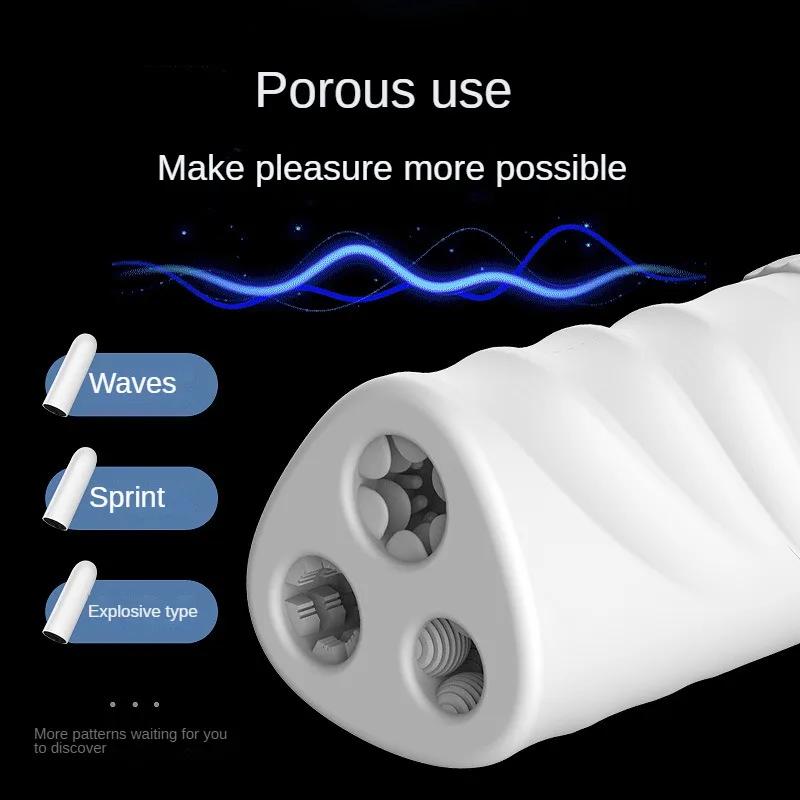 Мужской мастурбатор с 3 отверстиями, мягкая киска, секс-игрушки для взрослых, упражнения на выносливость, секс-товары, вакуумная карманная чашка для мужчин