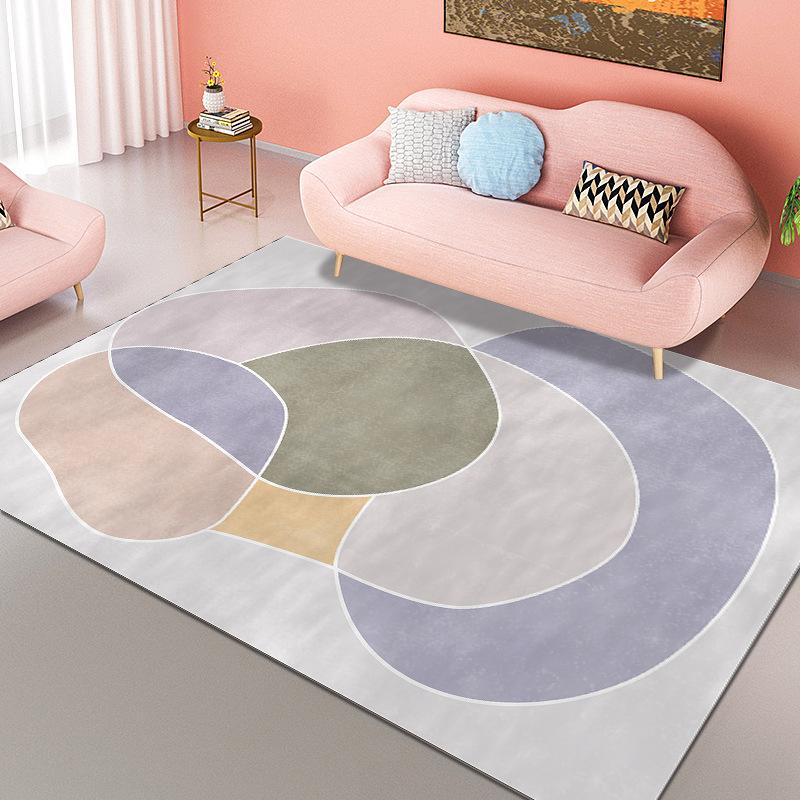 Living Room Nordic Carpet Bedroom Carpet Dirt Resistant Carpet Anti Slip Floor Mat Large-area Floor Mat