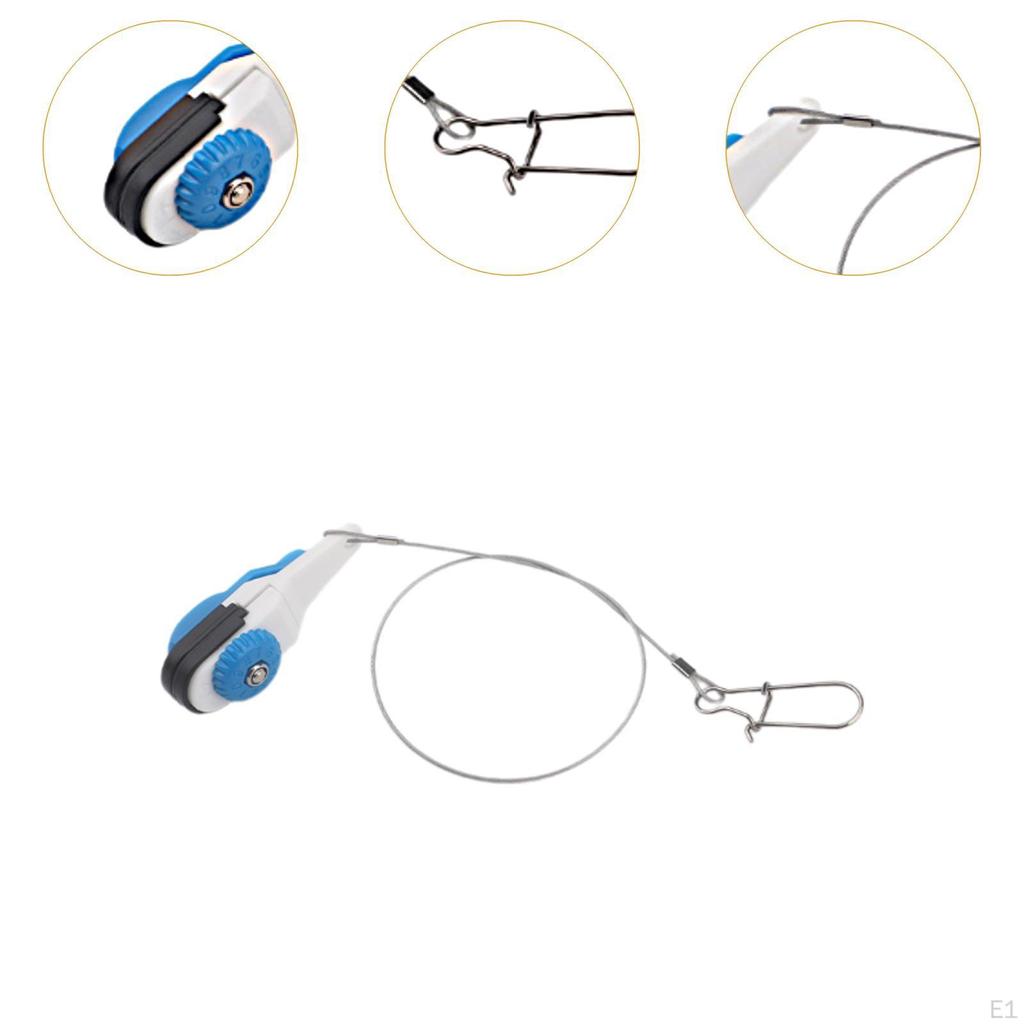 12 Inch Down Release Clip with Snap for Planer Board Sea Fishing