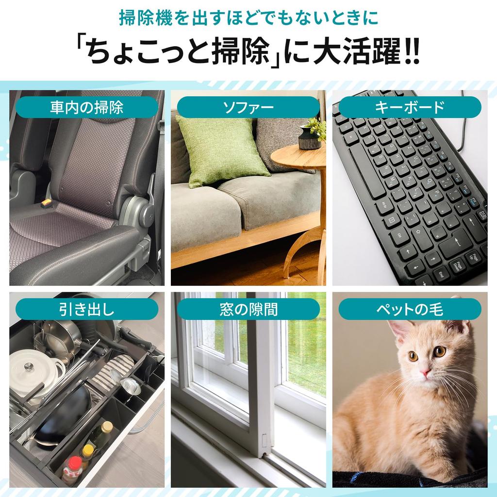 Пылесос Chocos Handy Cleaner Беспроводной тип, который можно использовать в помещении и для чистки автомобиля Мощный USB-аккумулятор Высокая мощность всасывания Маленький