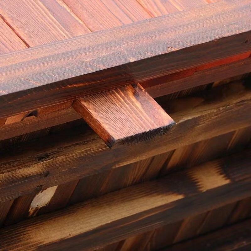 Shangqi Carbonized Wood Outdoor Planter Box