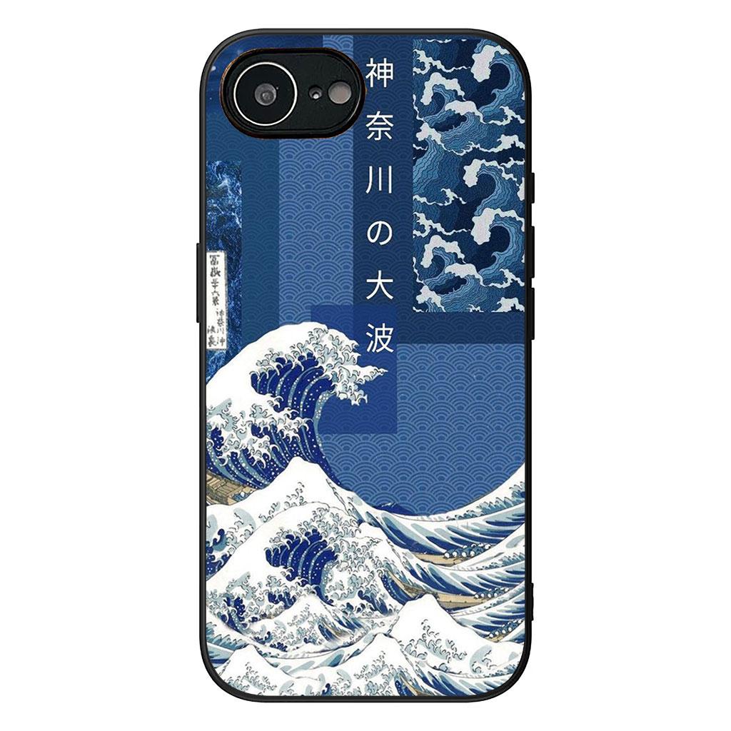 Чехол для OPPO A54 A40 A60 A80 A18 A16 A17 A38 A78 A79 A57 A55 A3 Pro A96 A15 A12 Чехол для телефона Великая волна в Канагаве океан