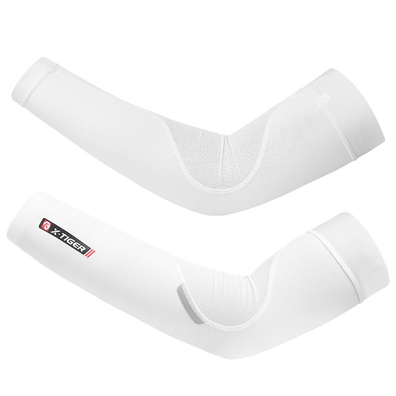 X-TIGER Breathable Arm Sleeve UV Protection Quick Dry Cycling Sport Ice Fabric Sunscreen Bands Elbow Pad Fitness Arm Sleeve