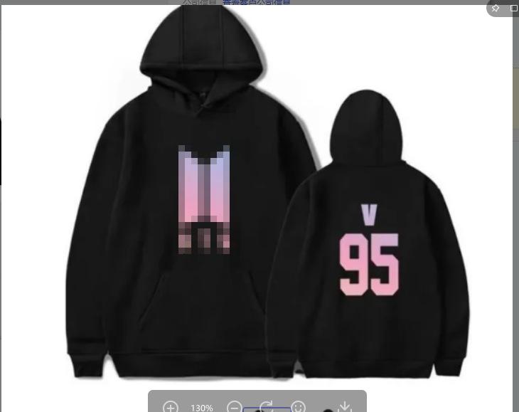 Bangtan boy RM, Jimin, Jin, V, Jung Kook, SUGA, j-hope hoodie