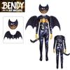 Kids Cosplay Costume Halloween Wing Mask Jumpsuit Suit