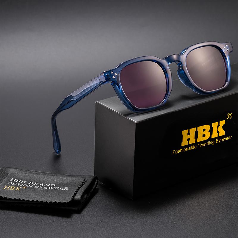 HBK Модные Ретро Мужские Солнцезащитные Очки Классическая Квадратная Рамка Дизайн Солнечные Очки Женские Для Улицы Путешествий Вечеринки Фестиваля Подарок