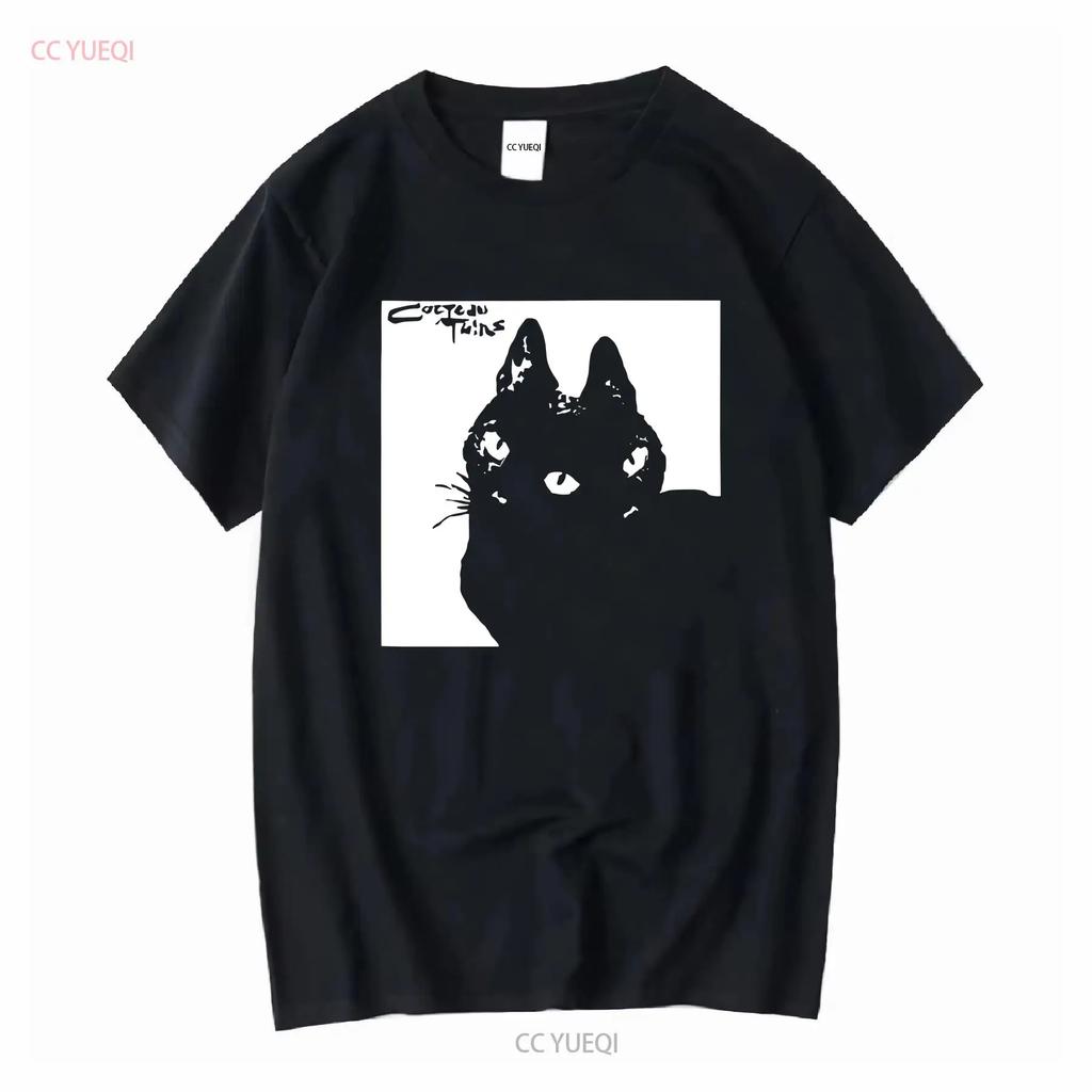 Cocteau Twins Cat Aesthetic Shirt Vintage 90s Rock Band Tee Concert Merch Long Or Short Sleeves Vintage Washed Fashion Stylish