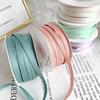 Корейская матовая лента из полиэстера и хлопка для изготовления бантов и аксессуаров для волос своими руками, 1 см