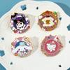 Металлический значок Sanrio Милый Мягкий Моэ Куроми Югуй Собака Пудинг Собака Kt Кошка Брошь Памятный значок
