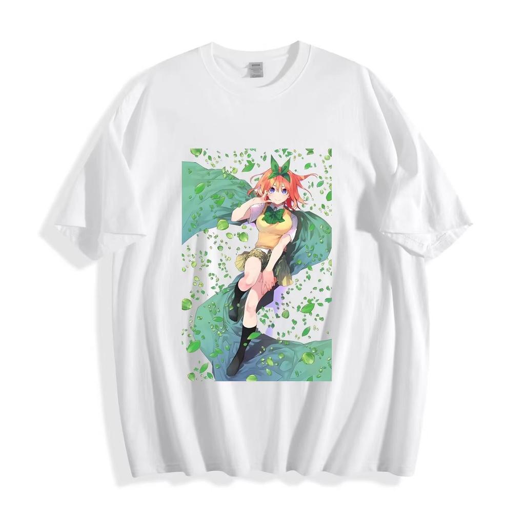 Аниме Пять невест Yotsuba Футболка - Причудливые Листья Унисекс