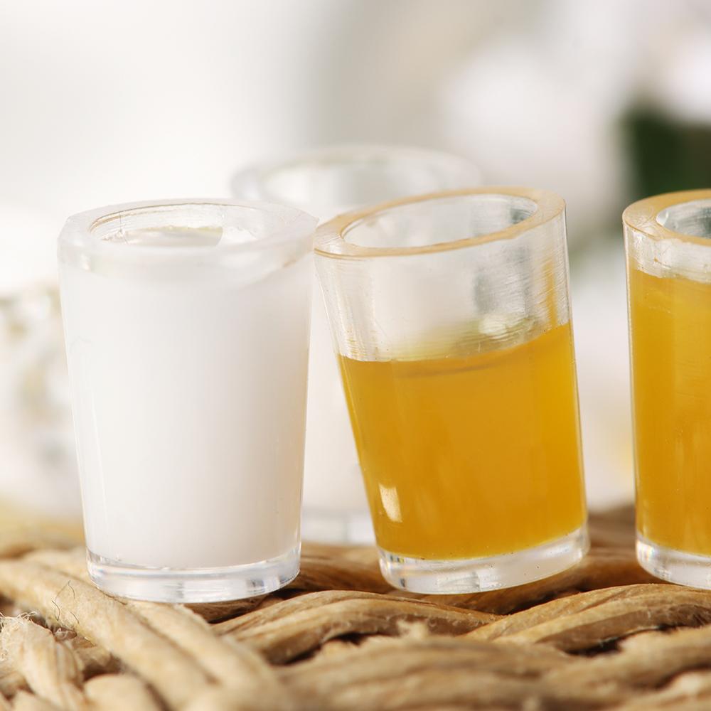 Playing House Lemon Water Coffee Milk Miniature Drinks Jug Cup Drinking Model Doll Accessories