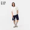 Gap Унисекс Хлопковая футболка с вышивкой медведя