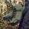 Men's Hiking Boots Warm Waterproof Boots Outdoor Sports Shoes Winter Snow Boots for Men