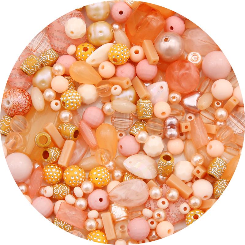 Baroque Style Acrylic Beads for DIY Bracelets and Accessories