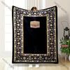 New Arrivals! Islamic Gifts Muslim Praying Travel Praying Blanket Bedroom Sofa Four Seasons Shawl Blanket Great Gift for Friends