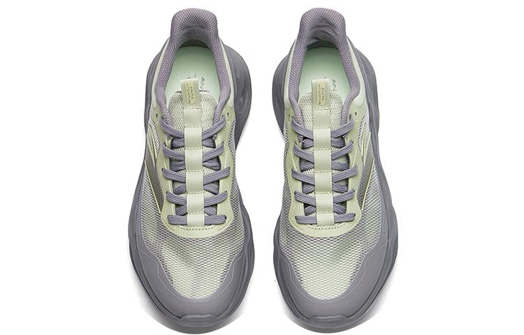 Men's Sneakers Anta Fabric Cushioning Slip Resistant Abrasion Resistant Low top Training Shoes Men's Green