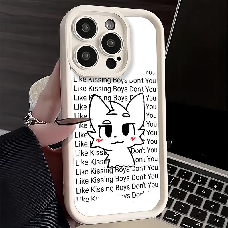 Phone Case for iPhone 17 Air 16E 15 16 Pro Max Cute B-Boykisser Catoon Cover 14 Plus 13 12 Mini Soft Shell Silicone Fundas