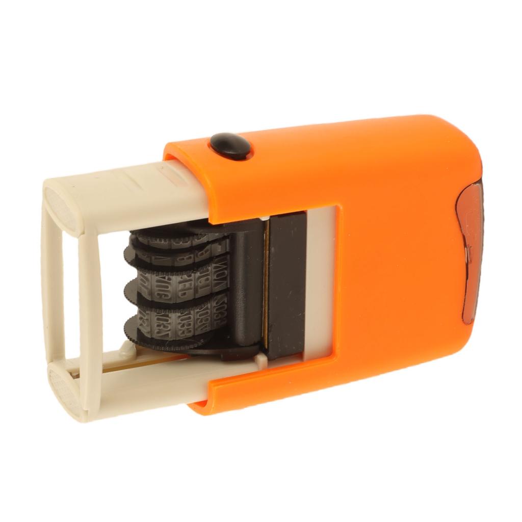 25x2.8mm English Date Stamp Clear Stamping Quick Drying Date Stamp for Study Work Life